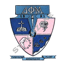 Delta Phi Mu Crest - StitchZone / Segami Designs