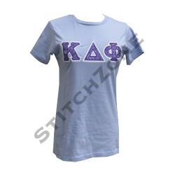 Custom Greek Sorority T-shirt - StitchZone / Segami Designs