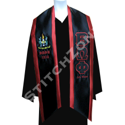Beta Omega Phi Greek Graduation Sash and Stole - StitchZone / Segami Designs