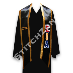 Sigma Iota Alpha Greek Graduation Sash and Stole - StitchZone / Segami Designs