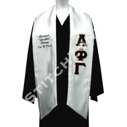 Alpha Phi Gamma Graduation Sash / Stoles