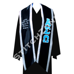 Alpha Sigma Omega Graduation Sash / Stoles