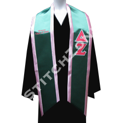 Delta Zeta Graduation Sash / Stoles