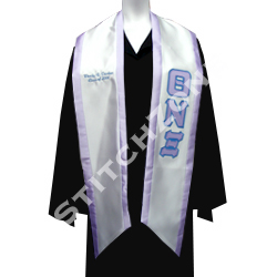 Theta Nu Xi Graduation Sash / Stoles