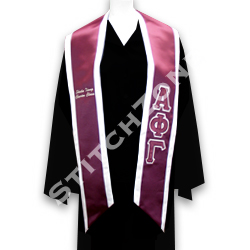 Alpha Phi Gamma Graduation Sash / Stoles