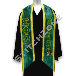 Sigma Phi Omega Graduation Sash / Stoles