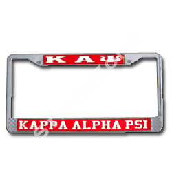 StitchZone - Kappa Alpha Psi License Plate Frame