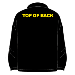 top of back